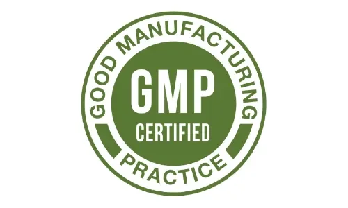 GMP Certified. Good Manufacturing Practice certified facility ensuring pharmaceutical-grade quality for All Day Slimming Tea